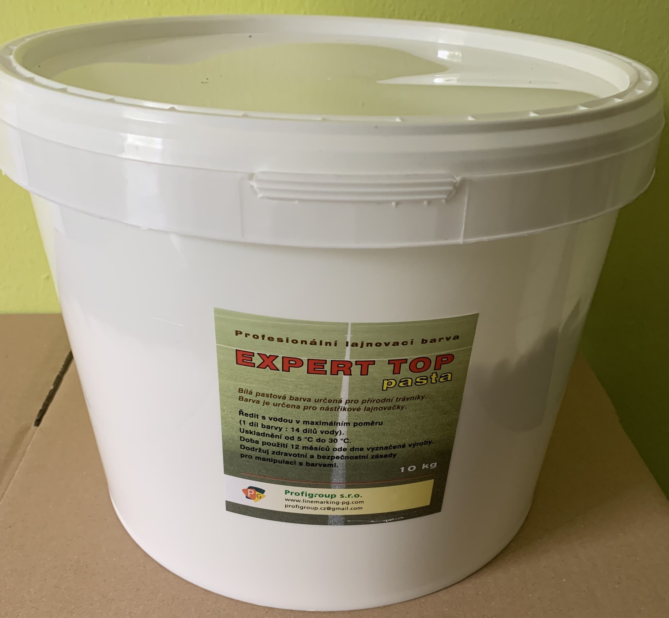 Bílá lajnovací barva Expert TOP pasta